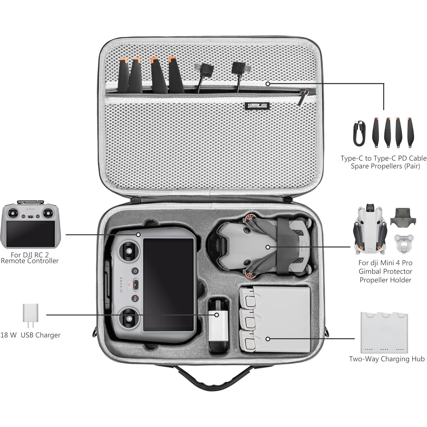 Funda Impermeable STARTRC para DJI Mini 4 Pro y Mini 3