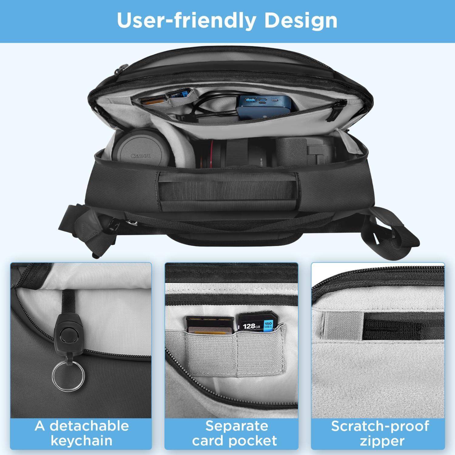 Bolsa de Mensajero TAAOKA para Cámara DSLR/SLR Impermeable