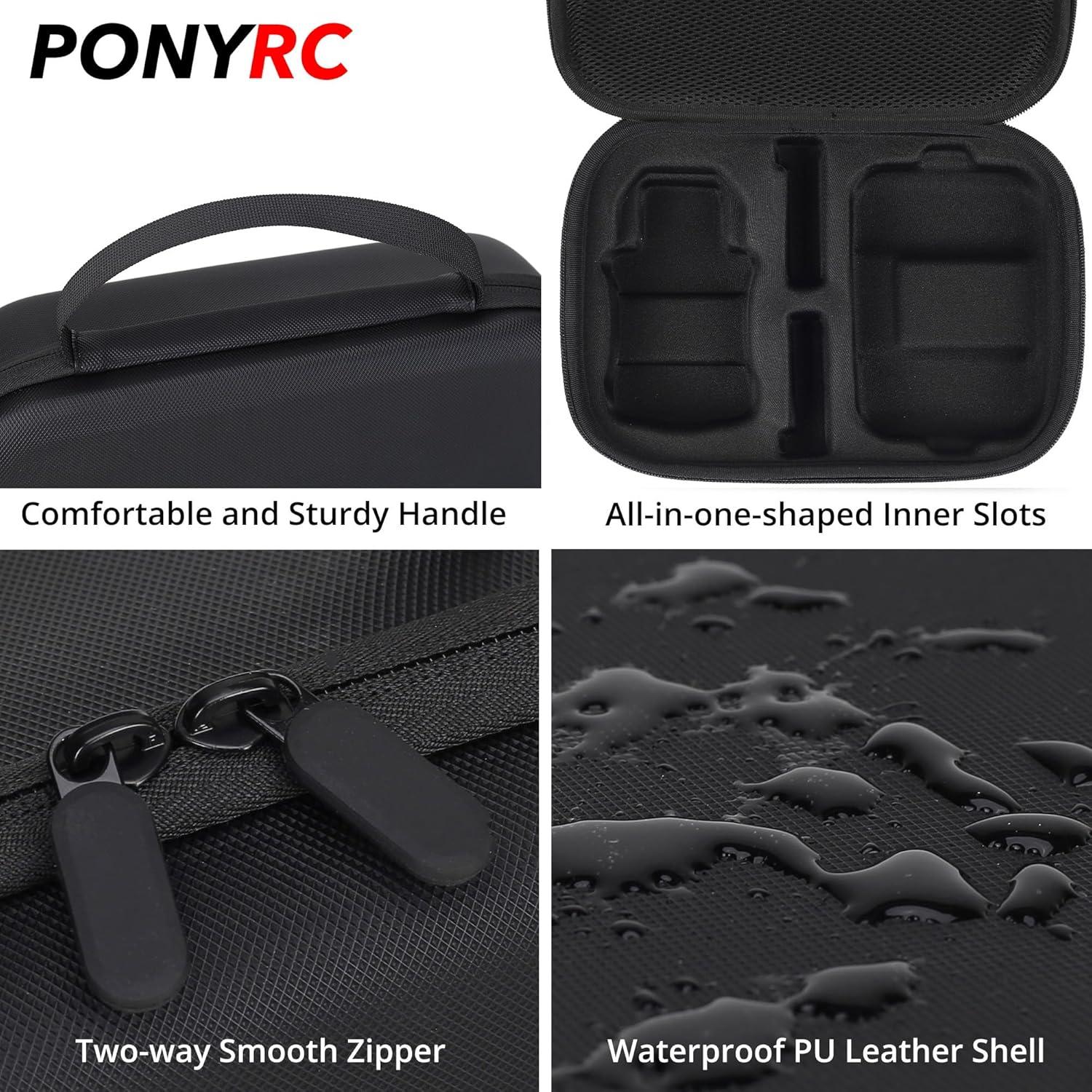 Funda de Transporte PONYRC para DJI Mini 4K y Mini 2 - Ligera y Resistente