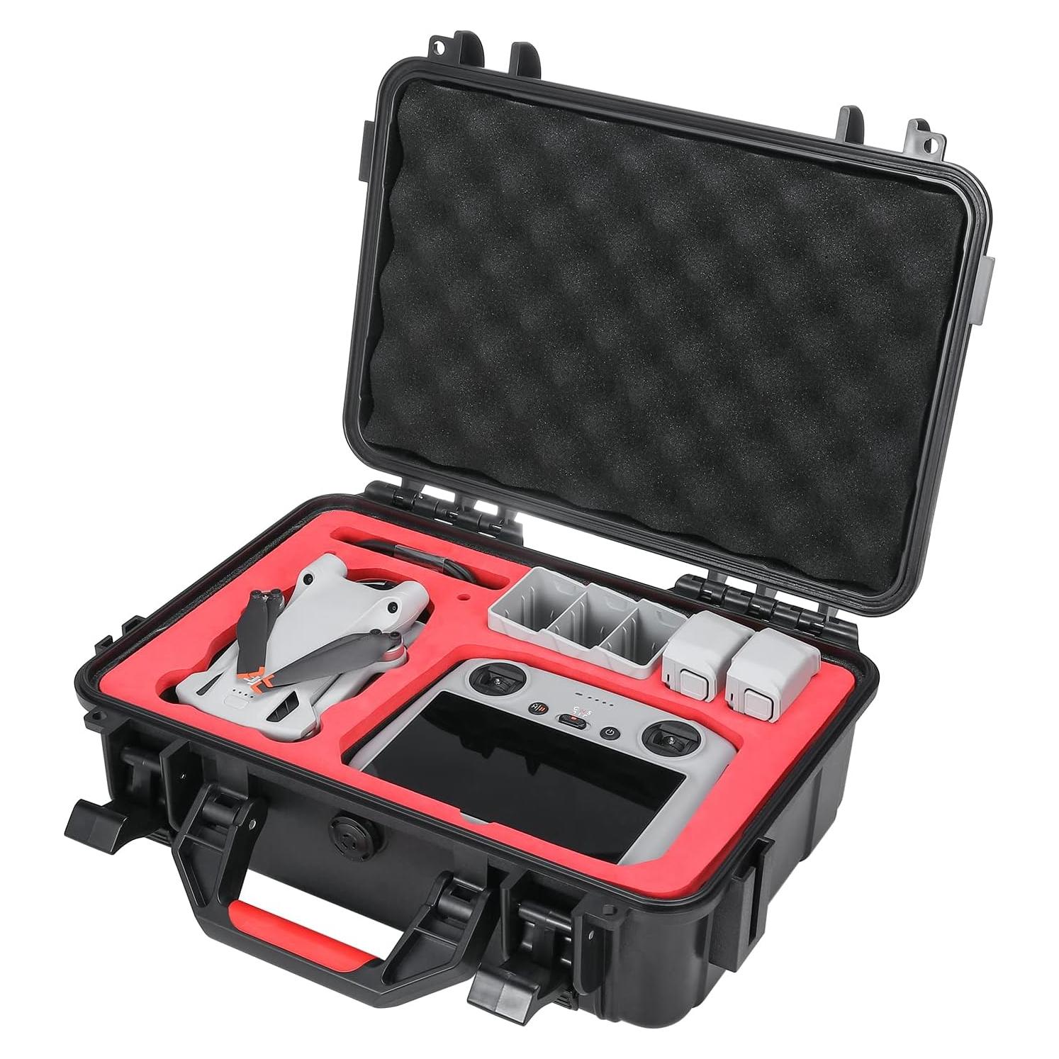 Skyreat Mini 3 / 3 Pro RC Hard Case, Waterproof Hard Shell Storage Bag for DJI Mini 3 / 3 Pro with DJI RC Controller Accessories