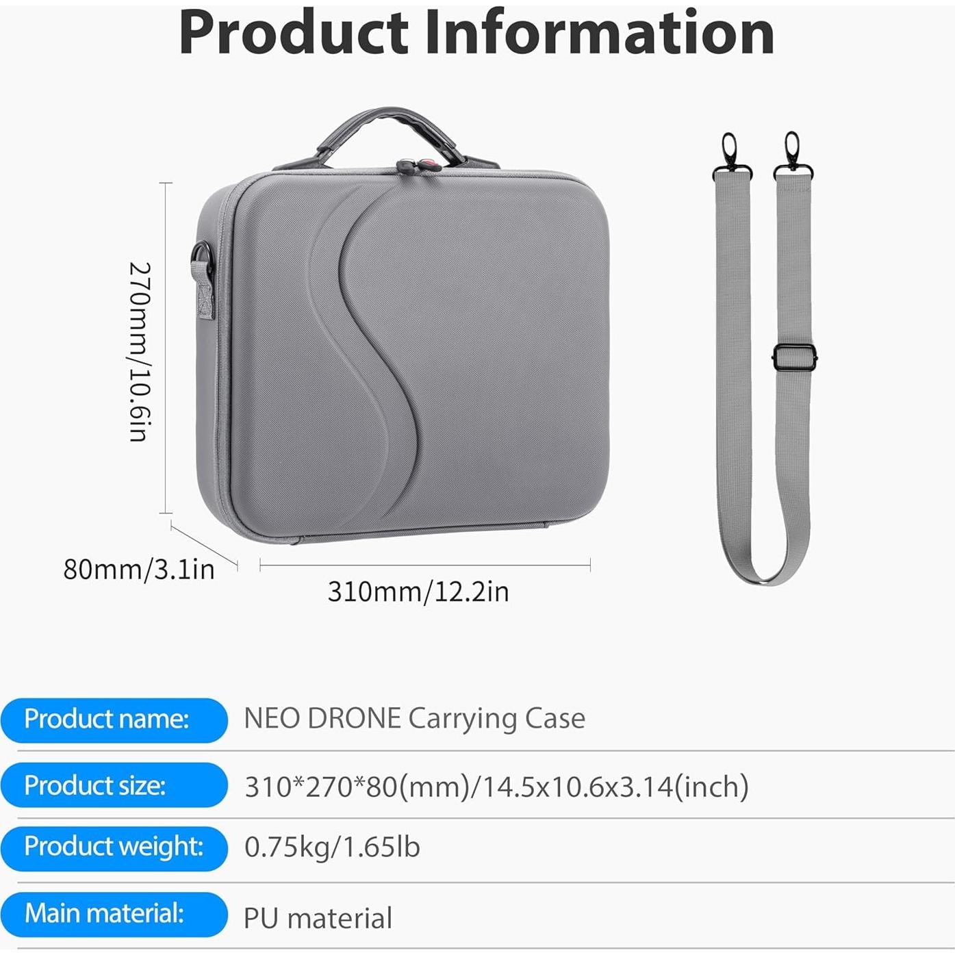Funda de Transporte STARTRC para Drone DJI Neo Fly More Combo