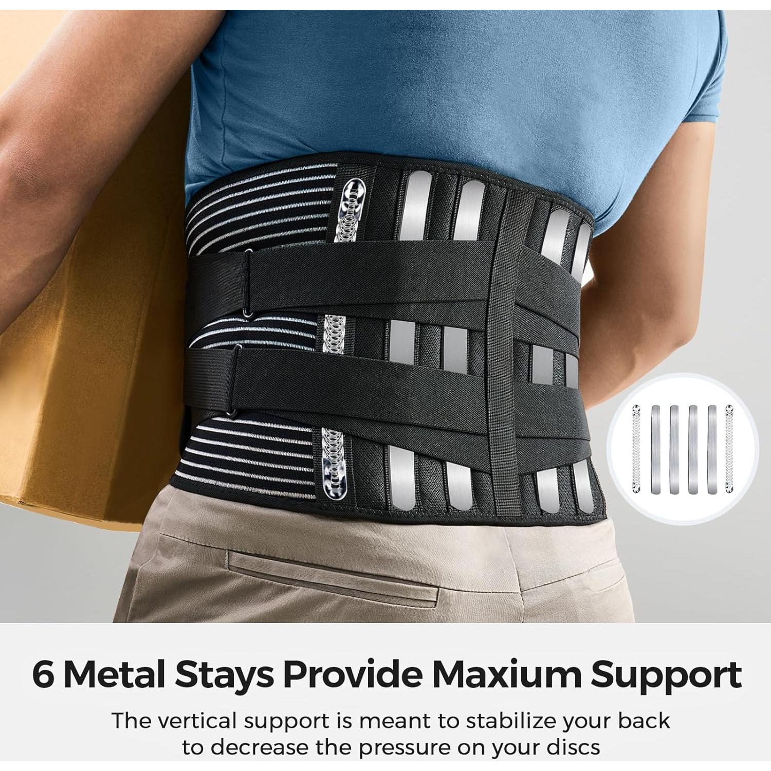 Faja Lumbar FREETOO Grande Soporte Espalda Transpirable