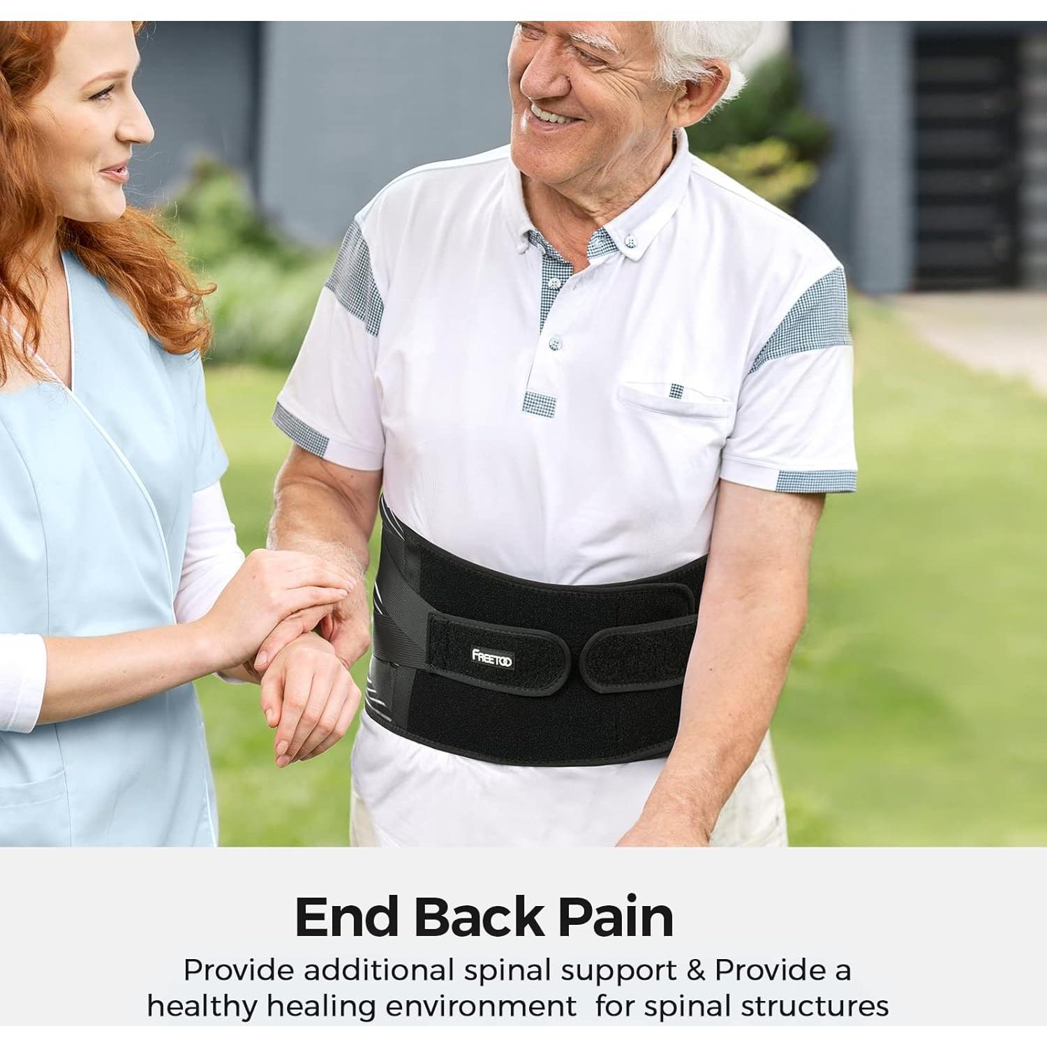 Faja Lumbar FREETOO Grande Soporte Espalda Transpirable
