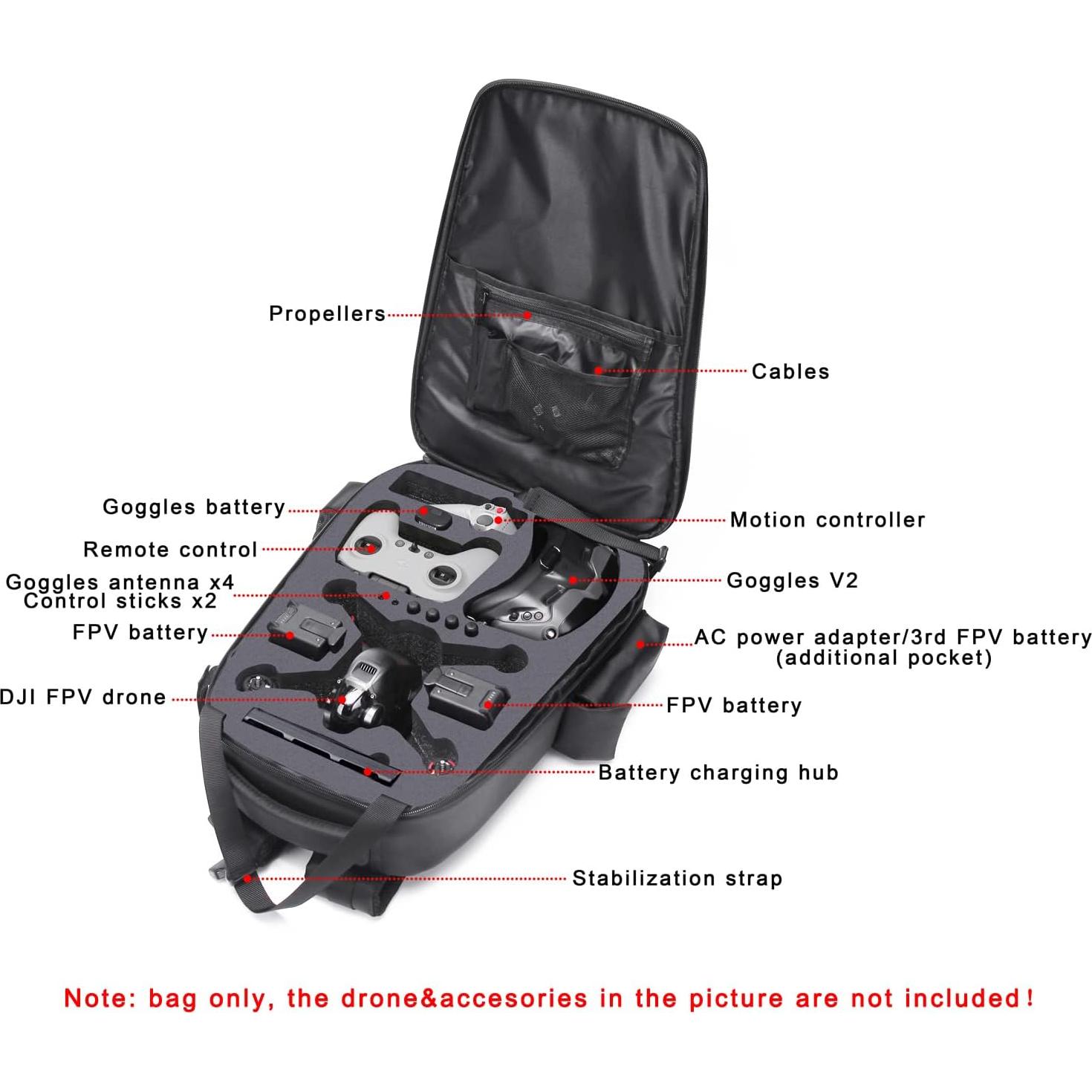 Mochila Impermeable y a Prueba de Golpes LEAF BAG para DJI FPV