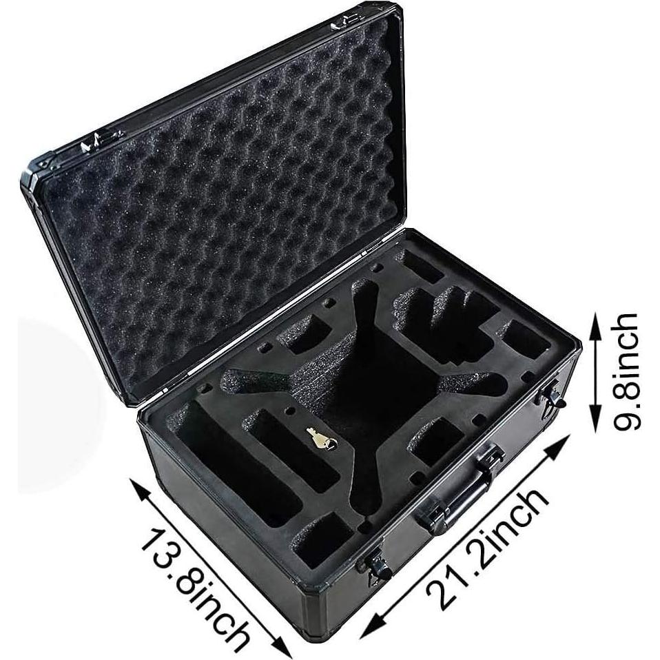 Estuche de Aluminio HUL para Drones DJI Phantom 3/4