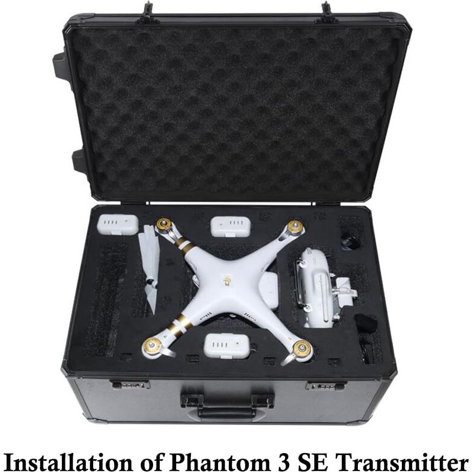 Estuche de Aluminio HUL para Drones DJI Phantom 3/4