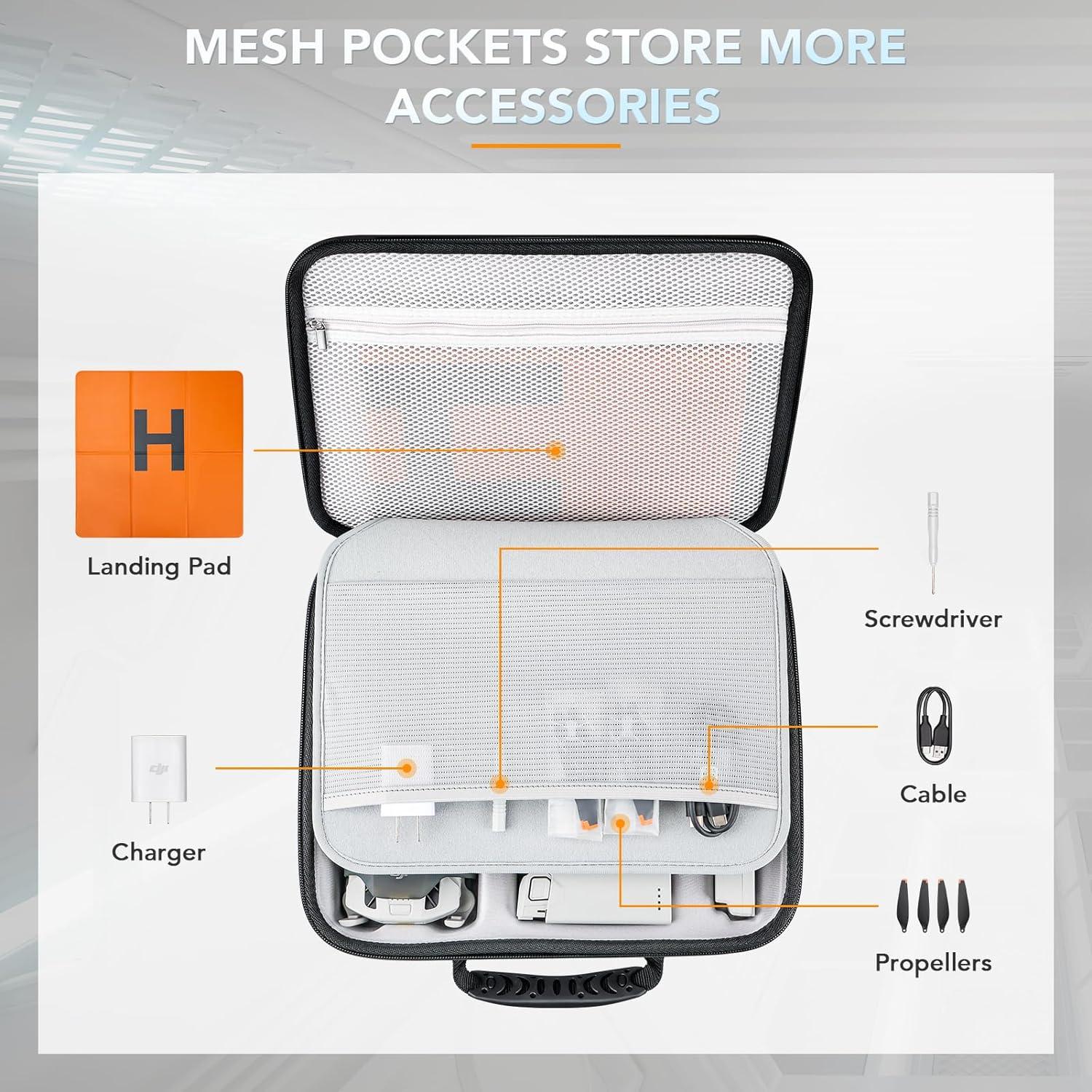 Bolsa de Transporte Lykus Spartan MM400 para DJI Mini 4 Pro y Mini 3