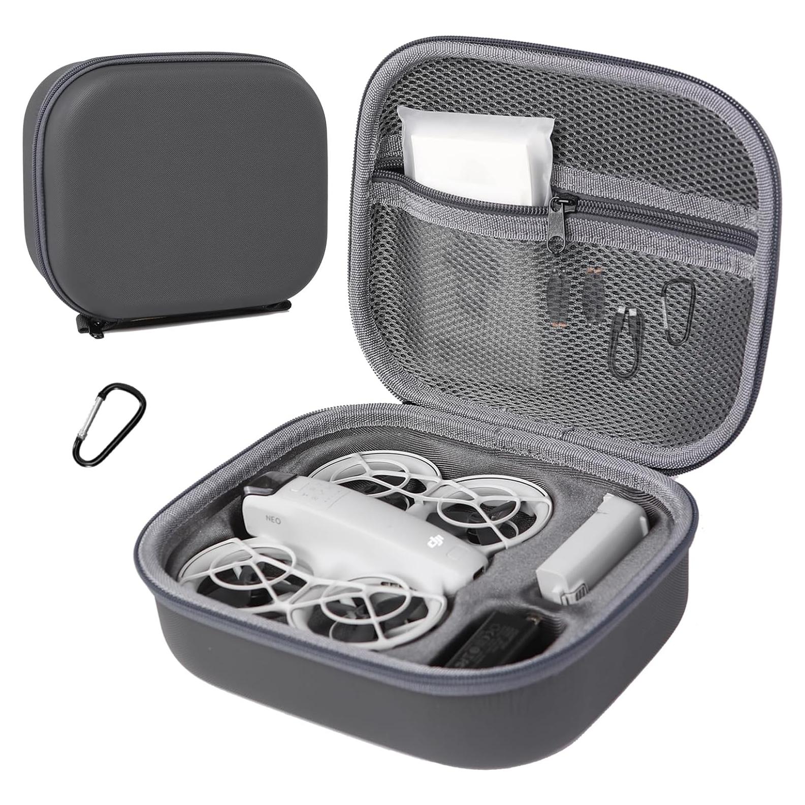 Bolsa de Almacenamiento para Drone DJI Neo - Funda Dura Gris