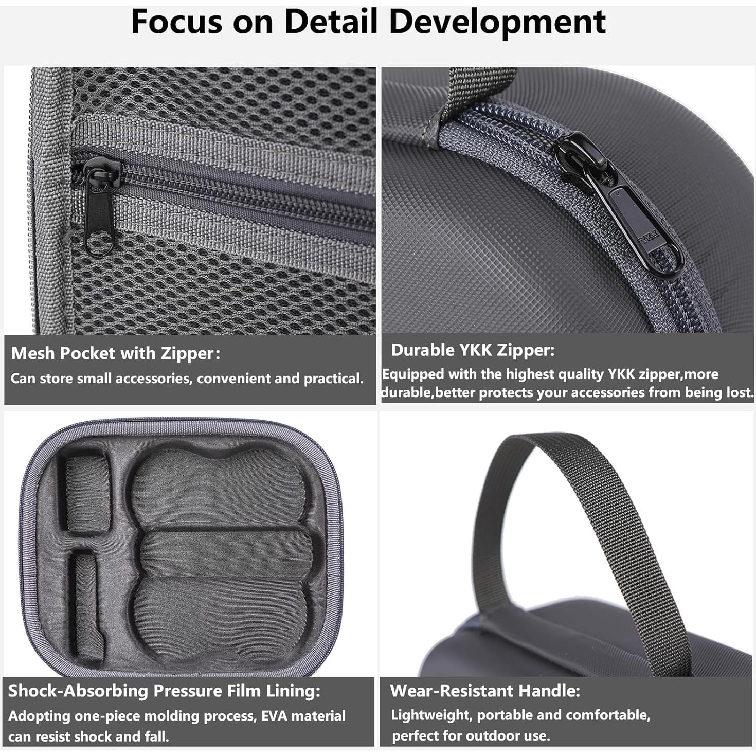 Bolsa de Almacenamiento para Drone DJI Neo - Funda Dura Gris