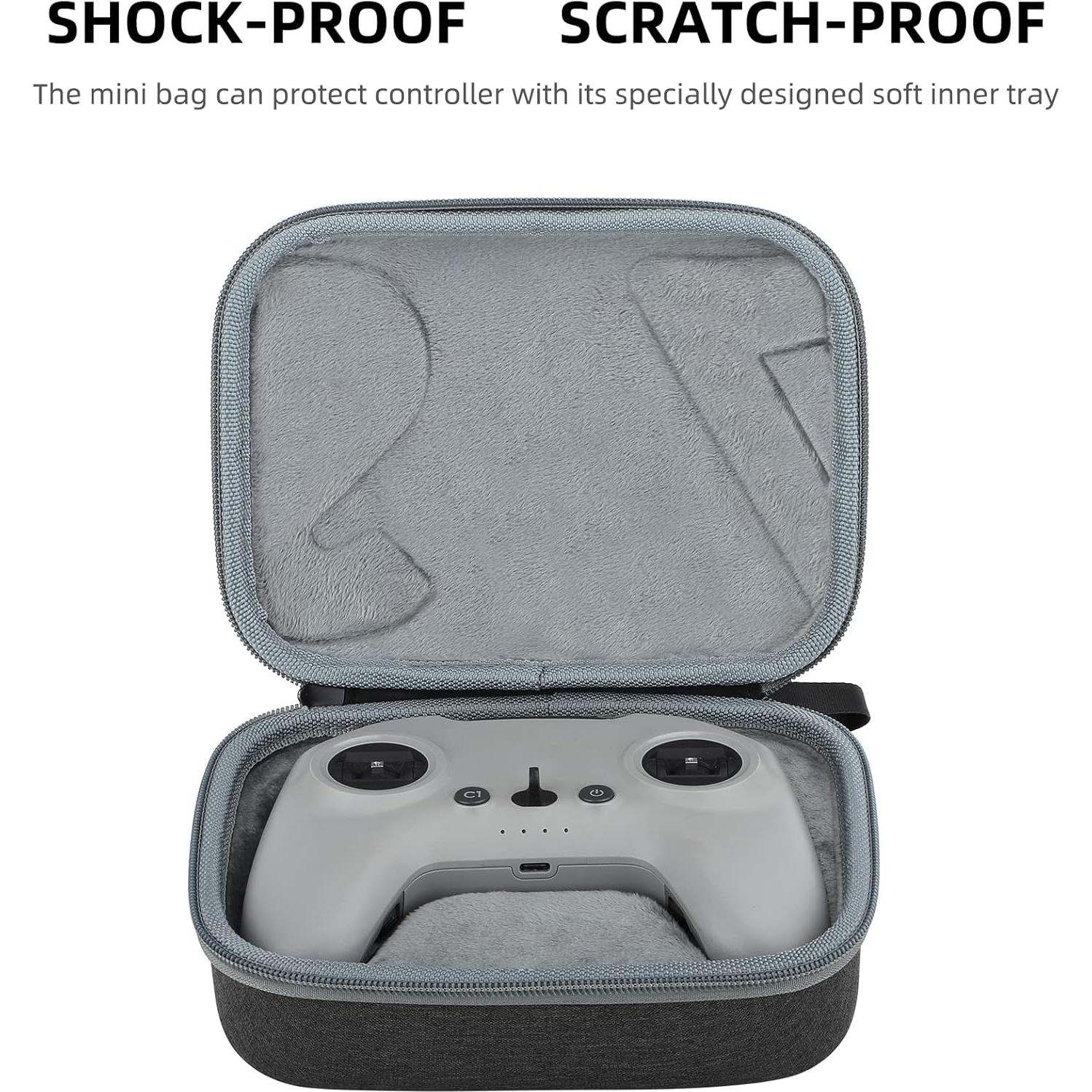 Anbee Hard Shell Carrying Case for DJI FPV Remote Controller 2/3 Compatible with DJI AVATA 1/2 RC Drone