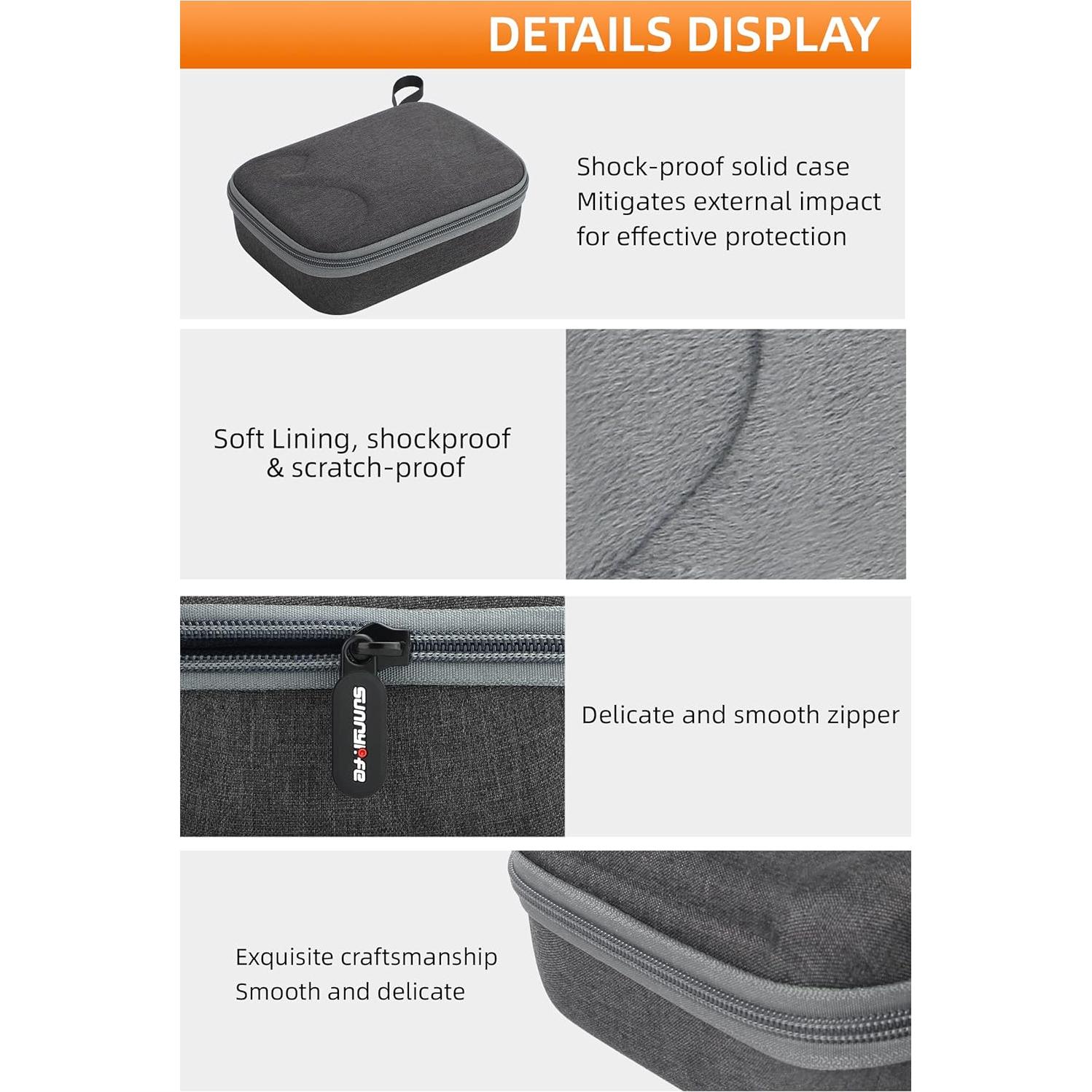 Anbee Hard Shell Carrying Case for DJI FPV Remote Controller 2/3 Compatible with DJI AVATA 1/2 RC Drone