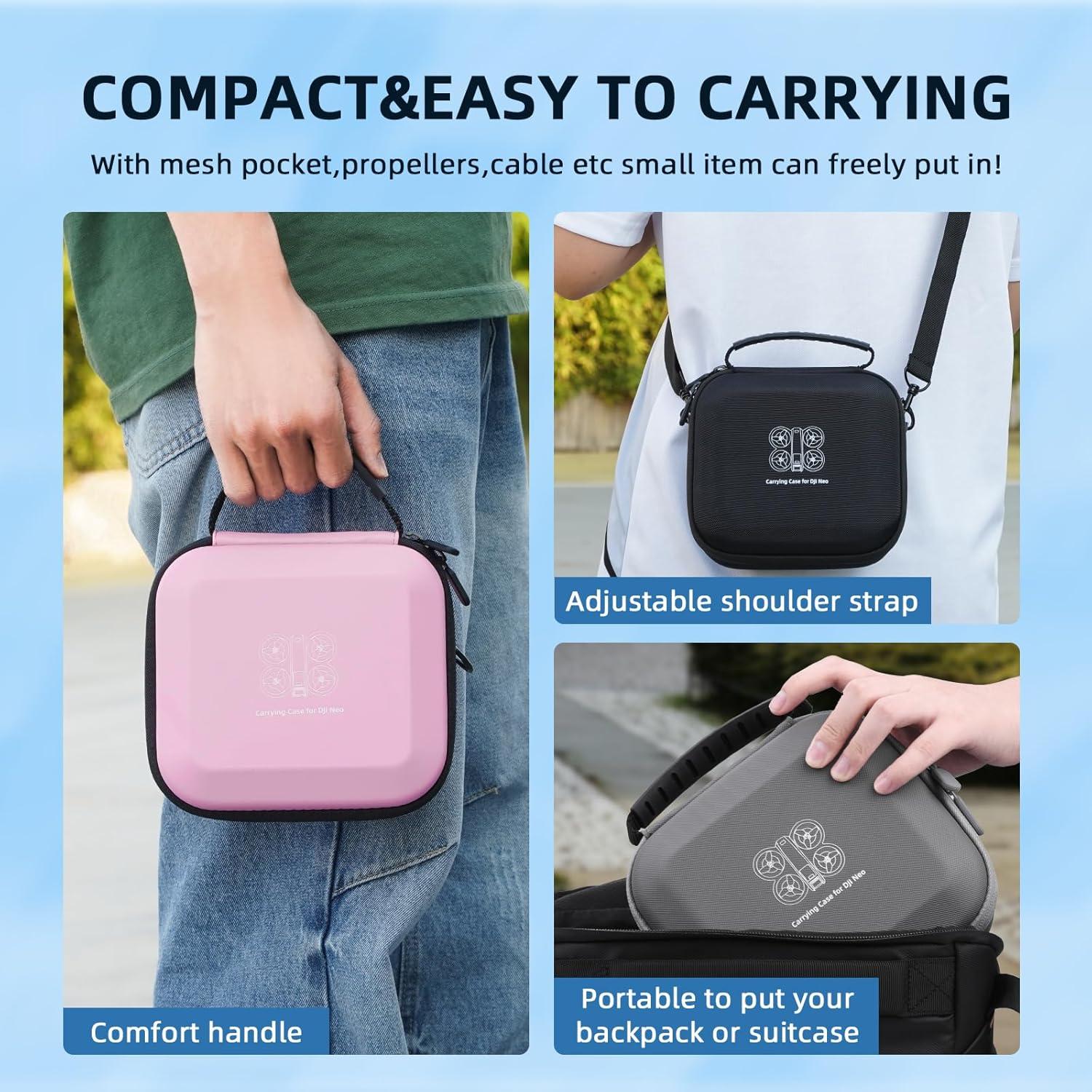 Funda de Transporte Flymile para Drone DJI Neo - Gris