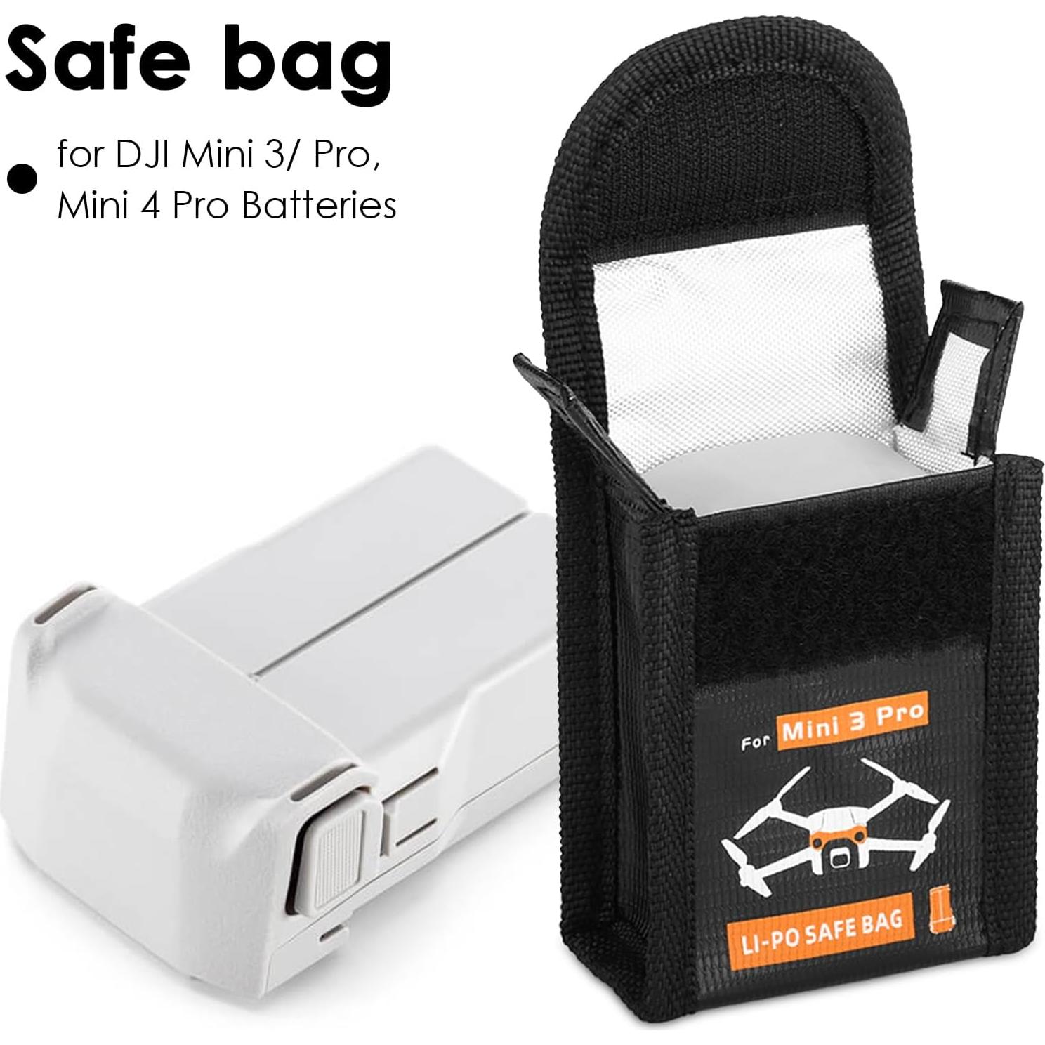Bolsa de Seguridad CAPART para Baterías DJI Mini 4 Pro - 3pcs