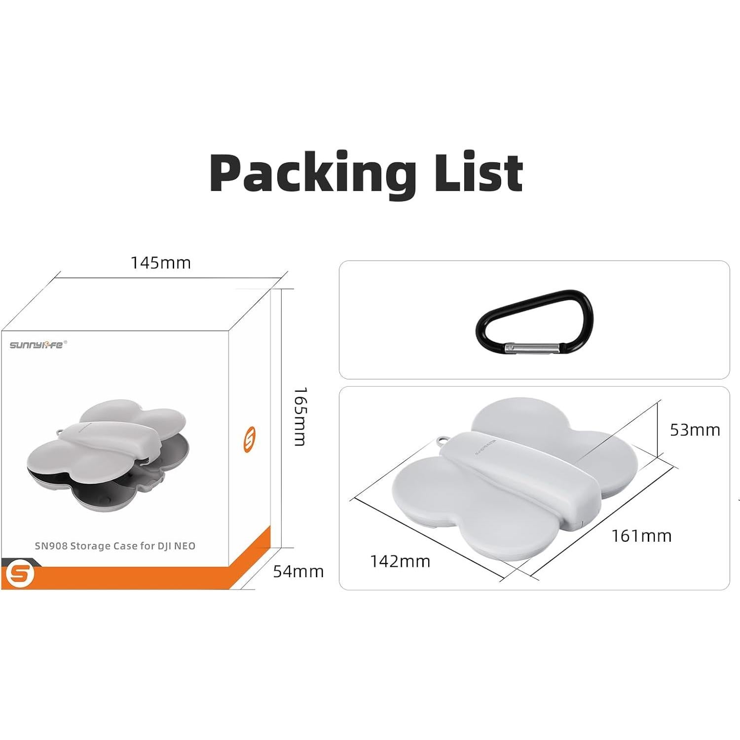 Funda Protectora LIBOQIAO para Drone DJI NEO - A Prueba de Golpes y Polvo