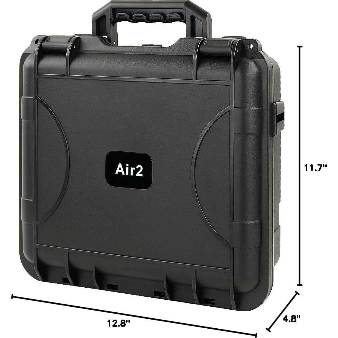 Estuche Duro Impermeable Liyirui para Drone DJI Air 2S - Negro