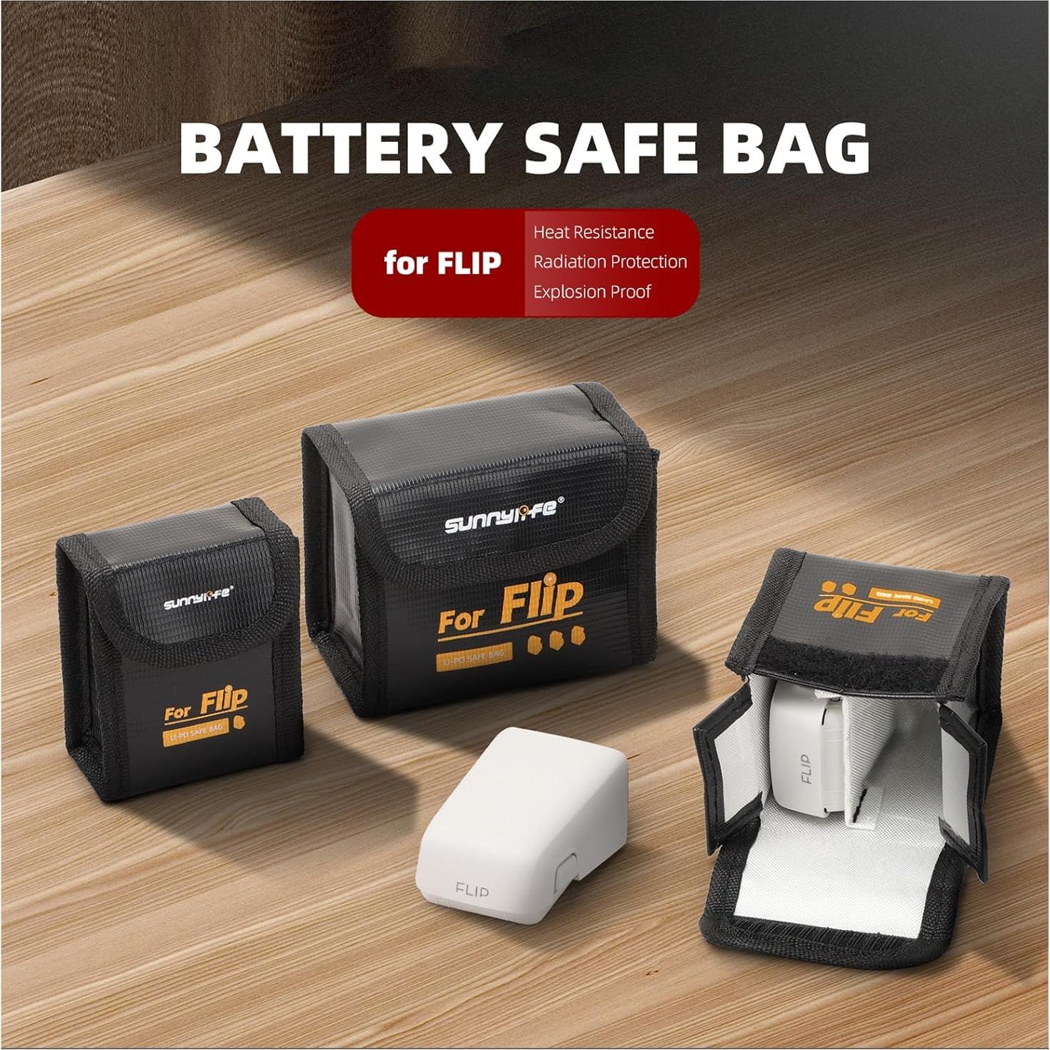 Bolsa segura para baterías DJI Flip - Mediana (2 baterías)