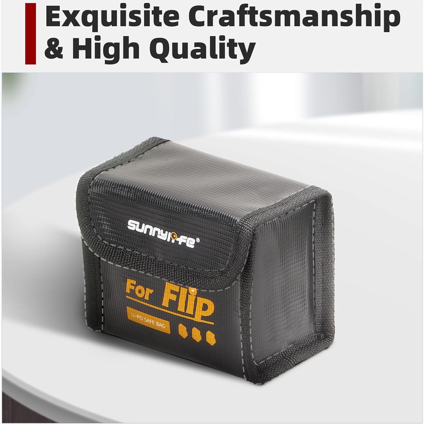 Bolsa segura para baterías DJI Flip - Mediana (2 baterías)