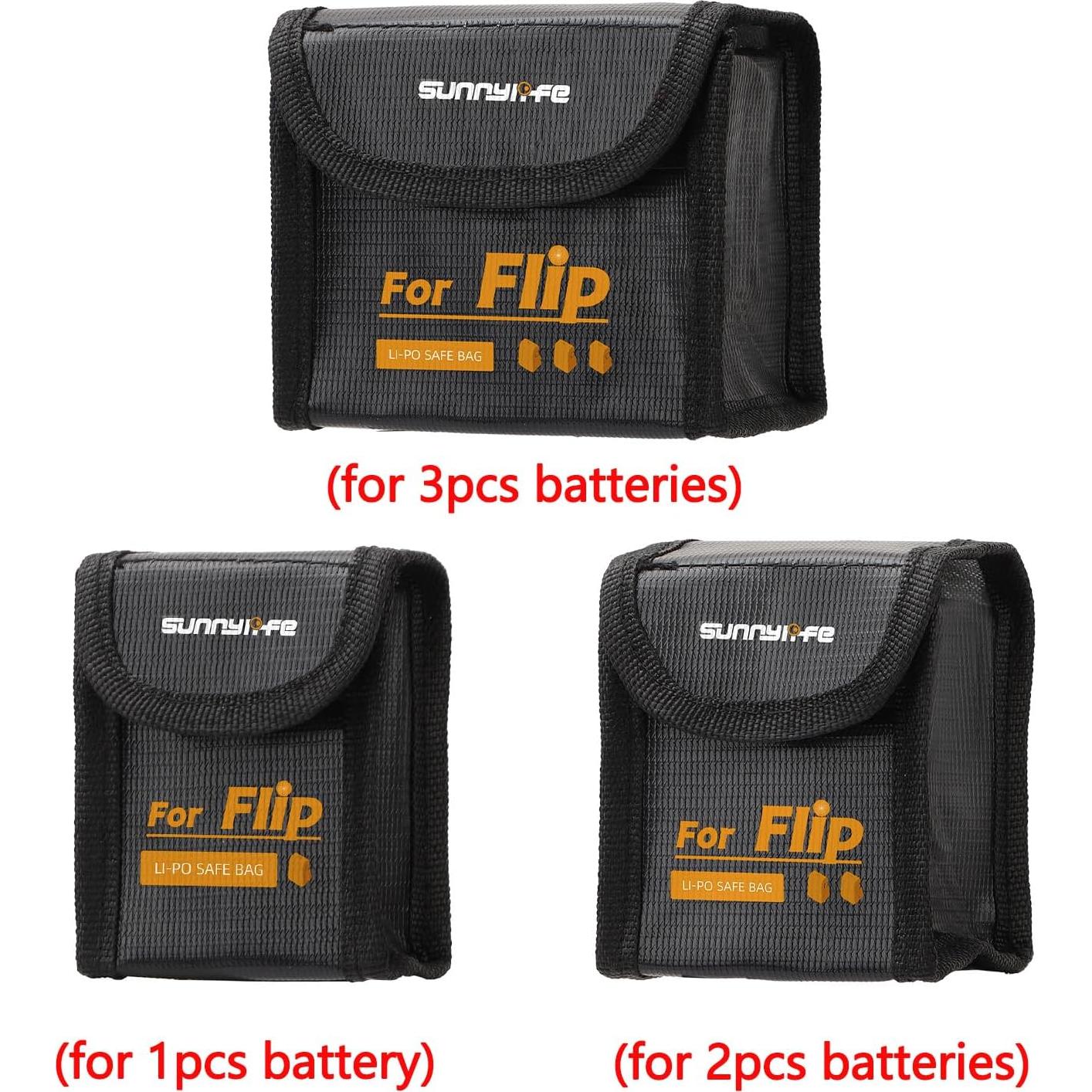 Bolsa segura para baterías DJI Flip - Mediana (2 baterías)