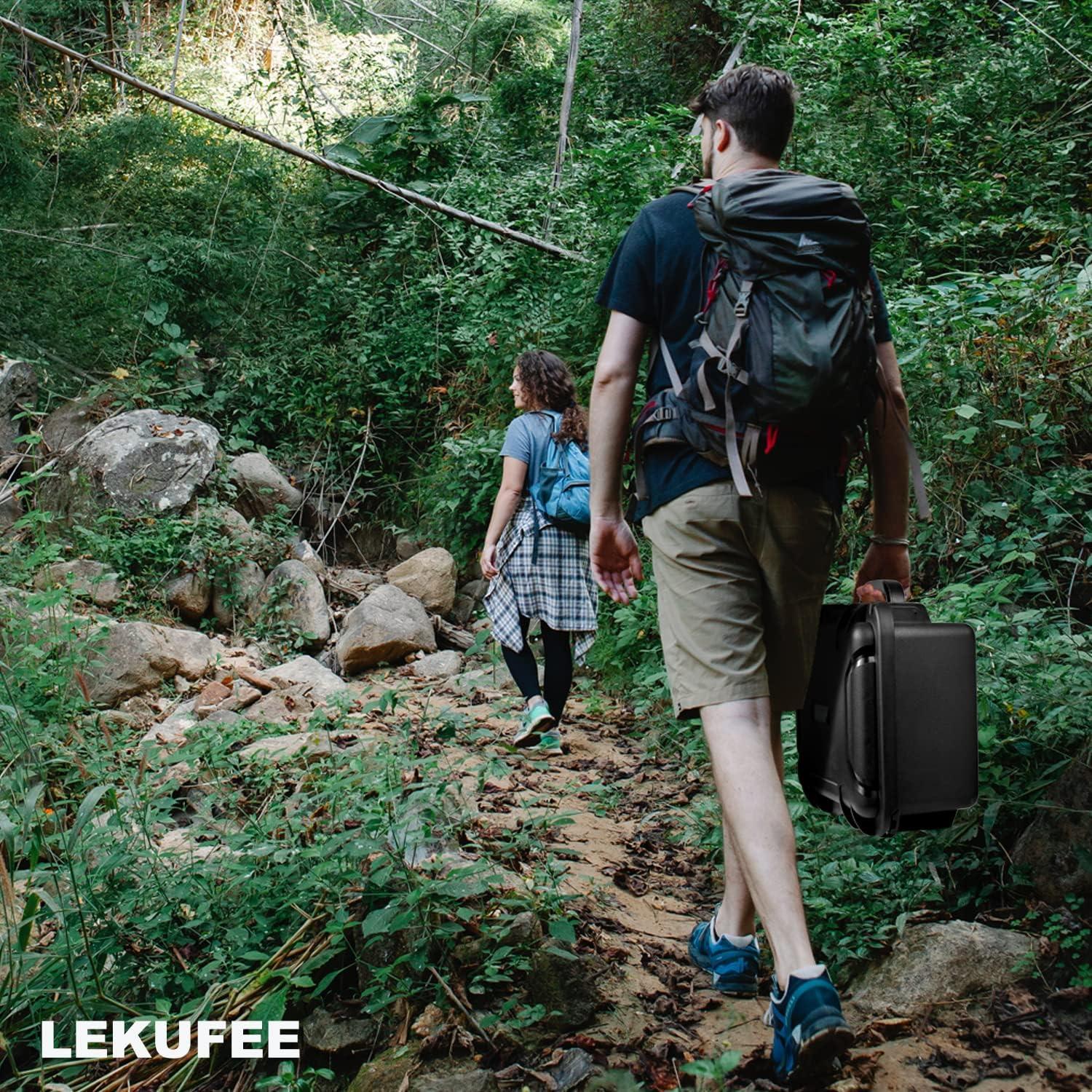 Estuche Duro Impermeable Lekufee para Drone DJI FPV - Negro