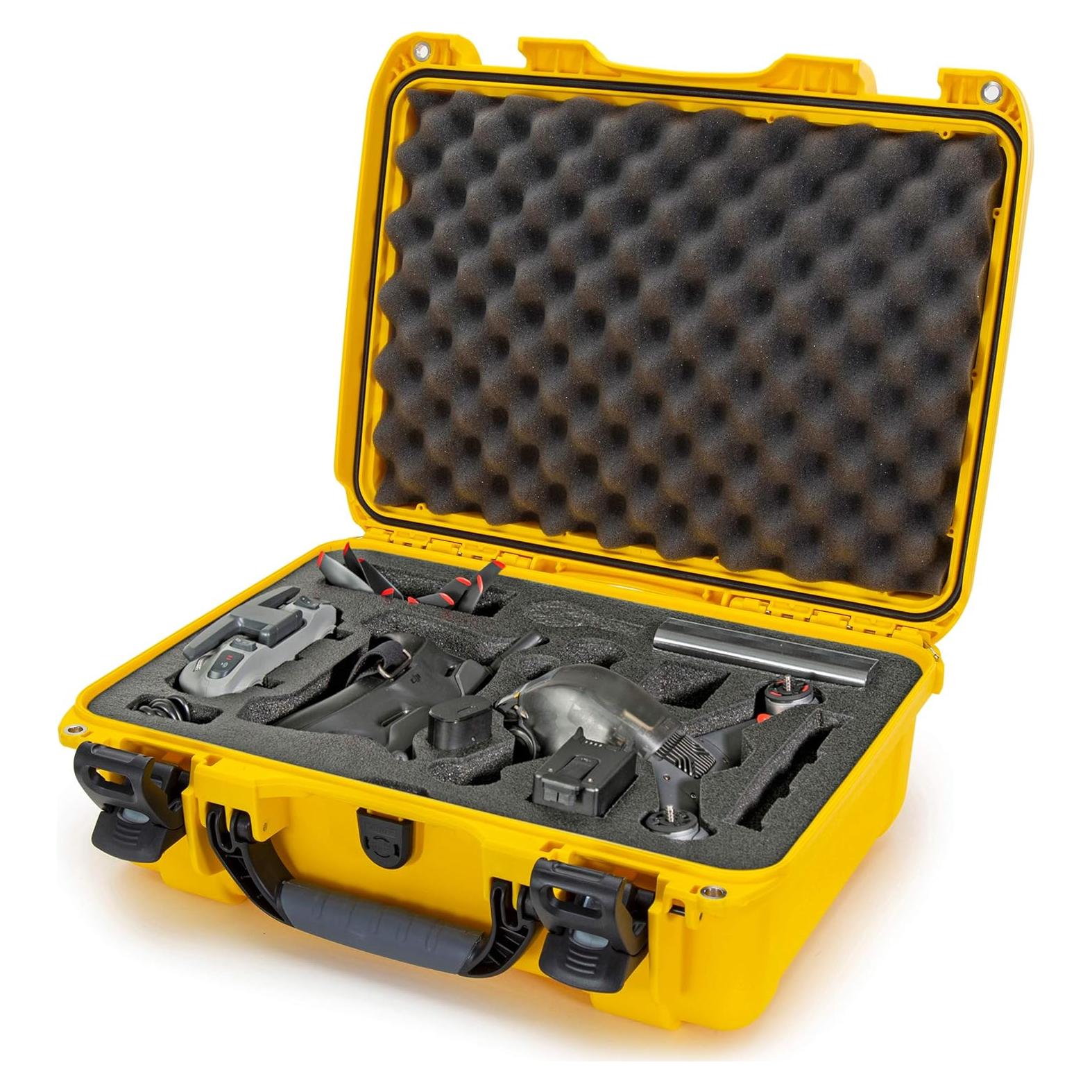 Funda Dura Impermeable Nanuk 925 para DJI FPV - Amarillo