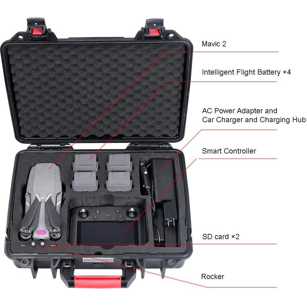 Funda Smatree para DJI Mavic 2 Pro/Zoom con Espuma 41x33x13cm