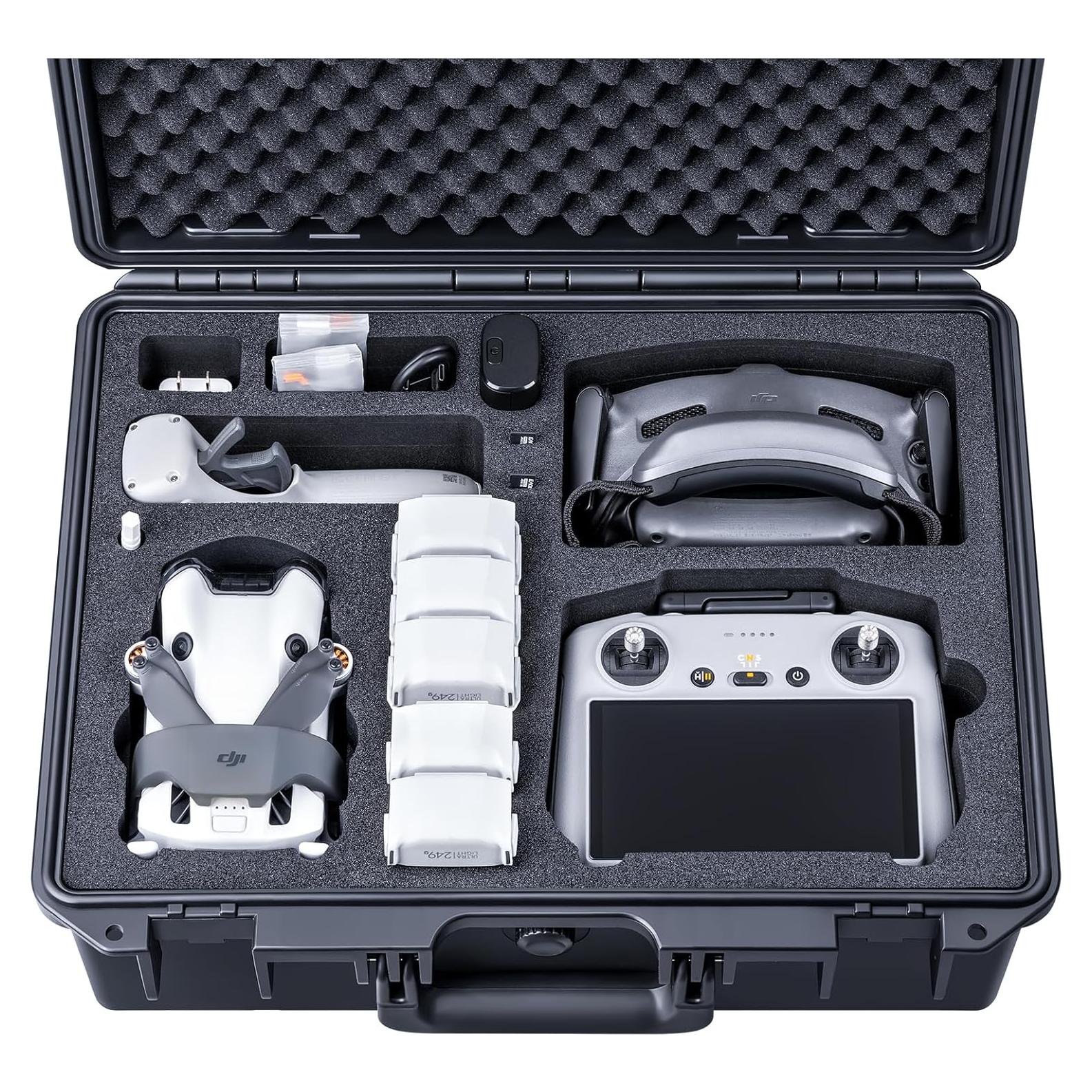 Estuche Duro Impermeable Lykus Titan MM420 para DJI Mini 4 Pro
