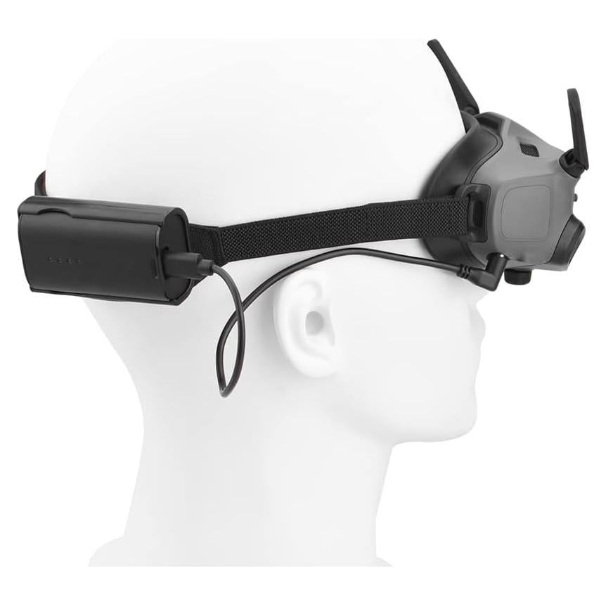 Soporte Clip Batería y Cable Alimentación Axisflying Gafas 2