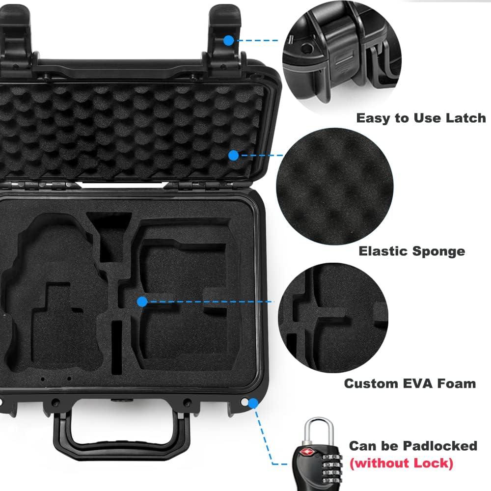 Caja Dura Impermeable Lekufee para Accesorios DJI Mini 3 Pro