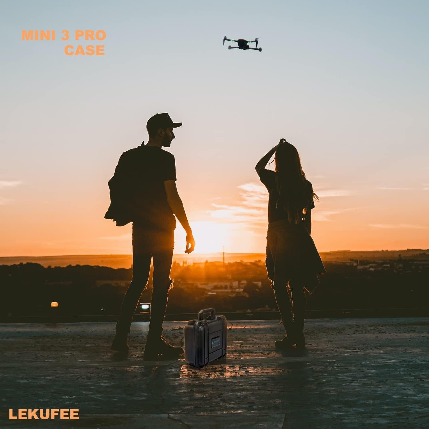 Caja Dura Impermeable Lekufee para Accesorios DJI Mini 3 Pro
