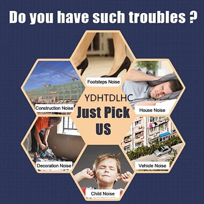 Paquete de 52 Paneles Acústicos Espuma 30x30x2.5cm Negro/Azul