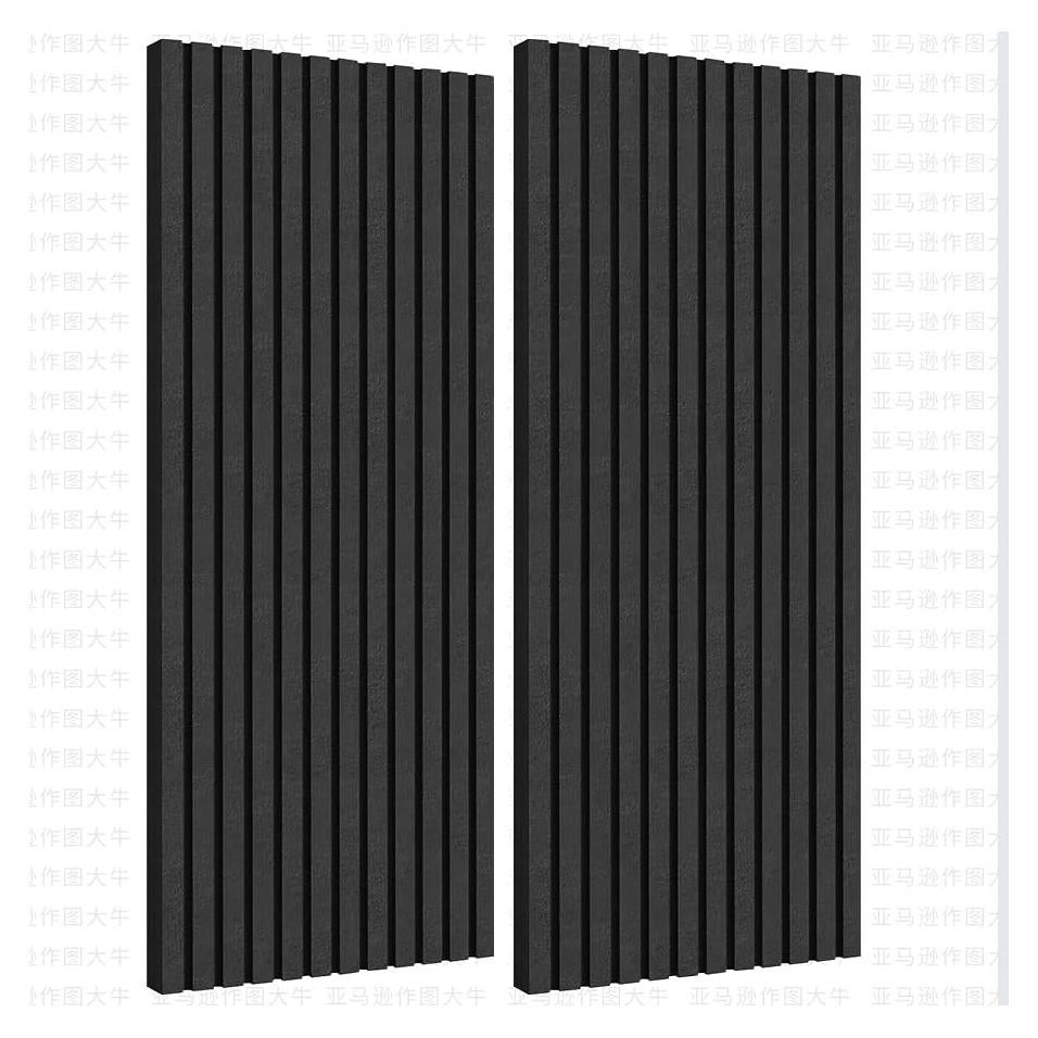 Paneles de Espuma Acústica Aislantes de Sonido 121.92x60.96cm Negro