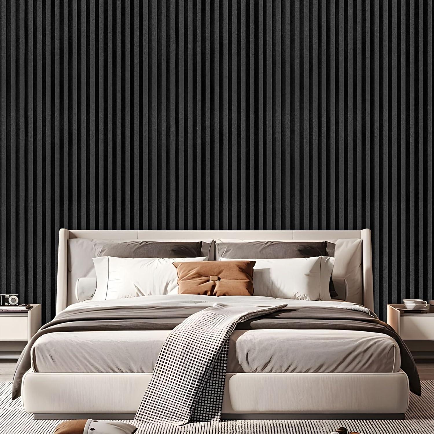 Paneles de Espuma Acústica Aislantes de Sonido 121.92x60.96cm Negro