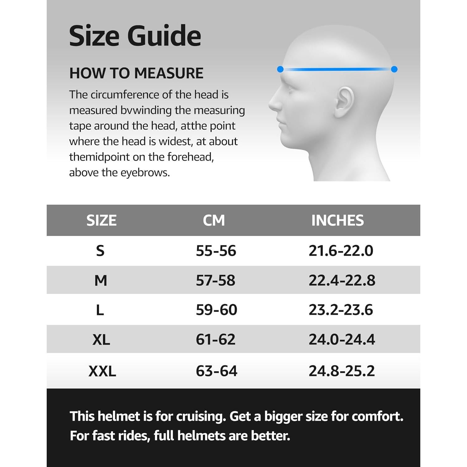 Casco de Moto YEMA 3/4 Doble Visera Negro Mate 1.18 kg