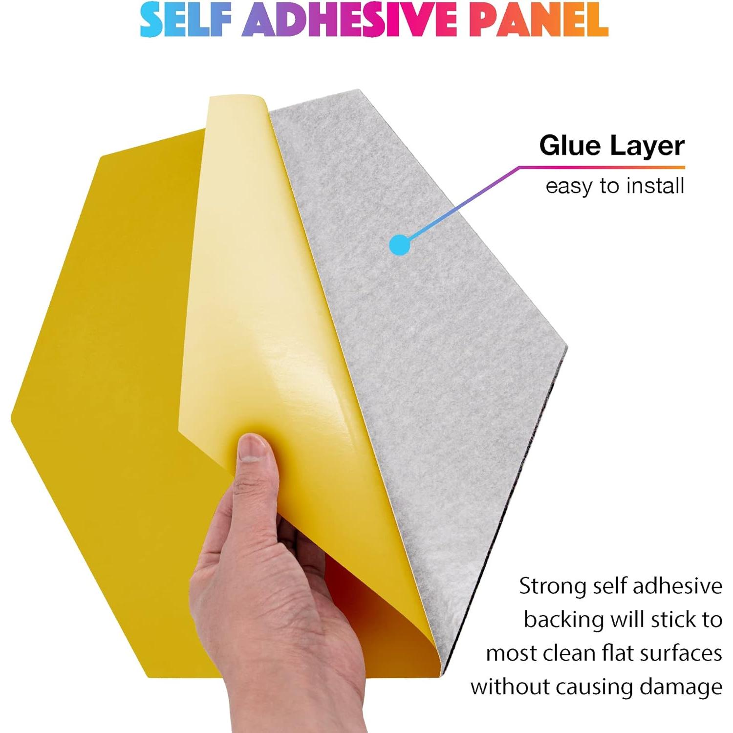 Paneles Acústicos Hexagonales Autoadhesivos Sonic Acoustics 12 Pzas