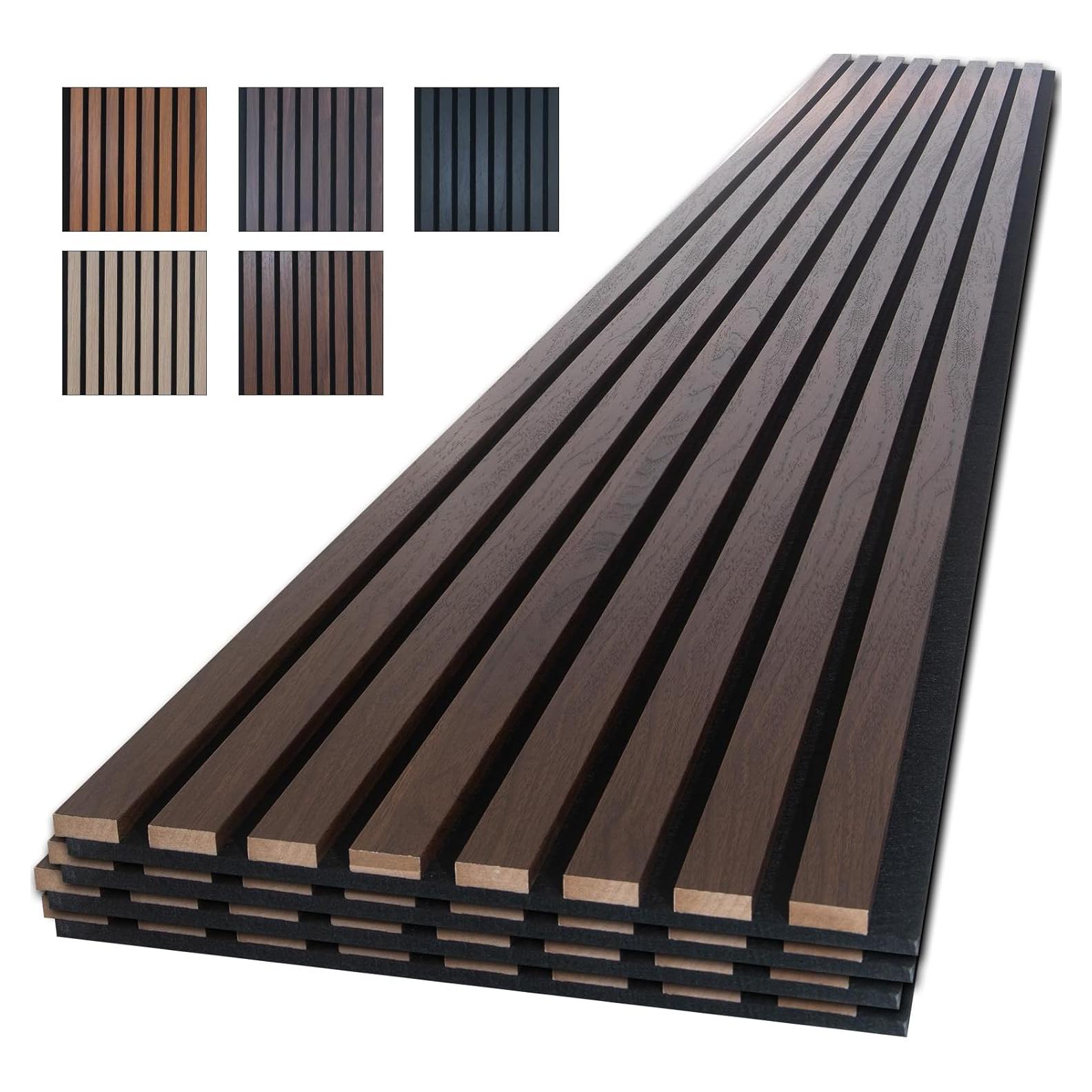 Paneles Acústicos de Madera NeatiEase 4 Piezas 243.84x32 cm