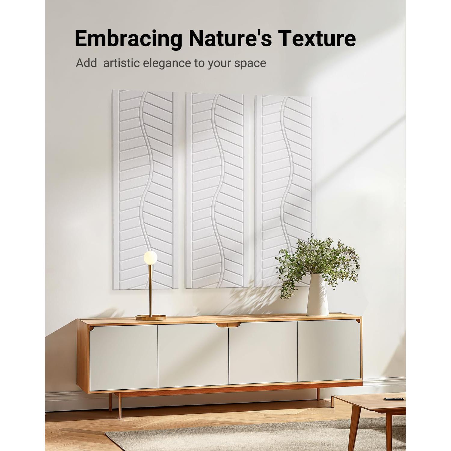 Paneles Aislantes de Sonido Topnaca 6 Piezas 43x30cm Blanco