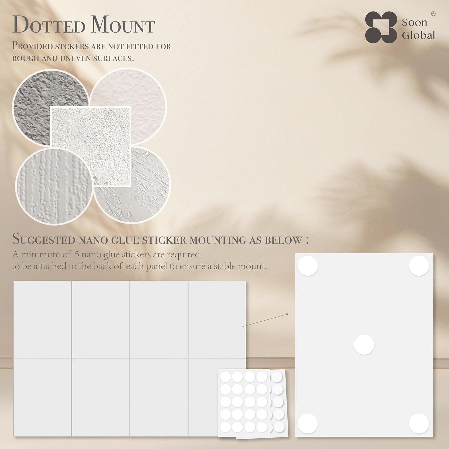 Paquete de 8 Paneles Acústicos 121.9 x 81.3 cm Iluminación Etérea