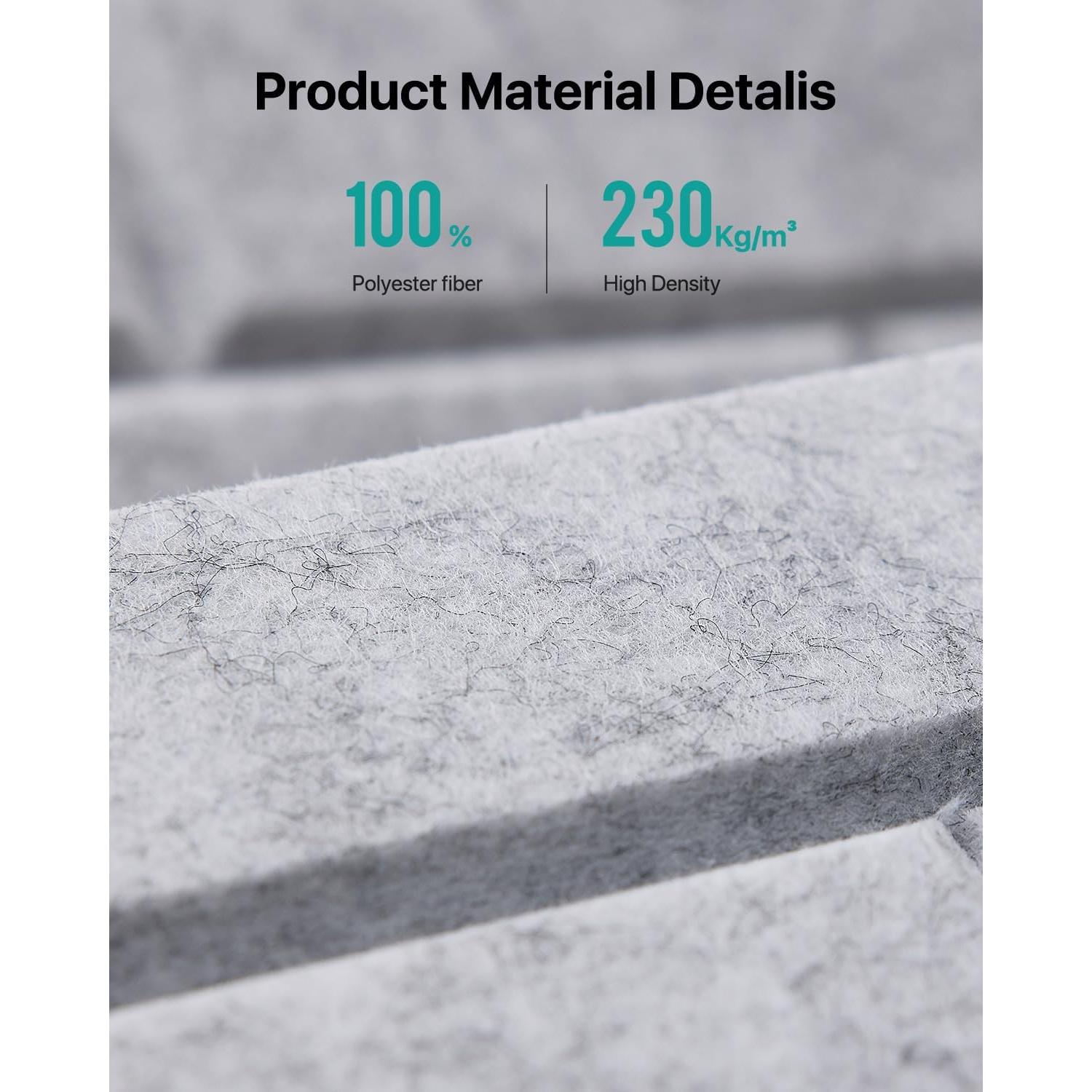 Paneles Acústicos Aislantes Autoadhesivos Ladrillo Gris 18 Pzas