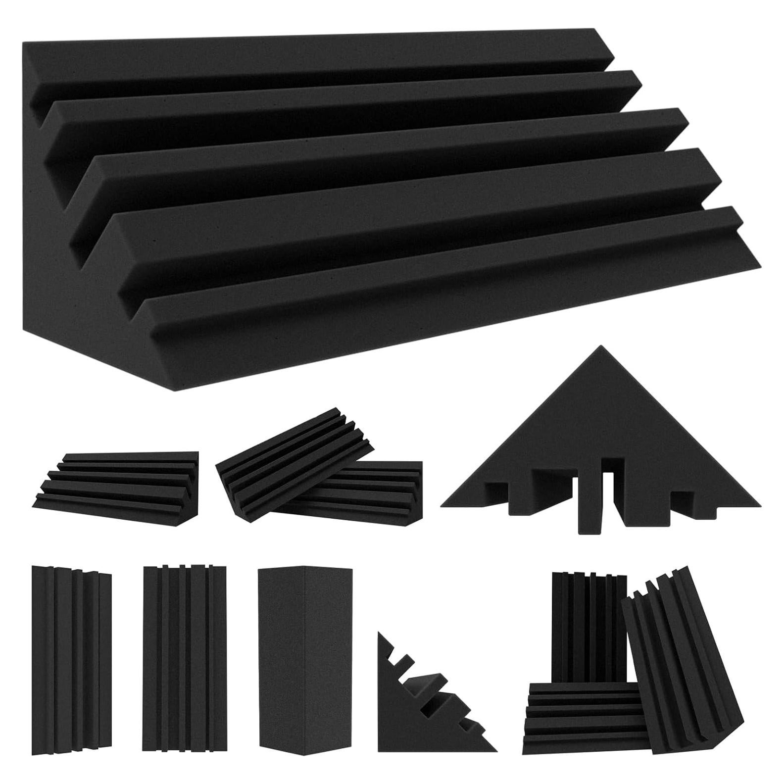 Trampas de Graves TroyStudio 12 Pcs 10x10x30 cm Espuma Acústica