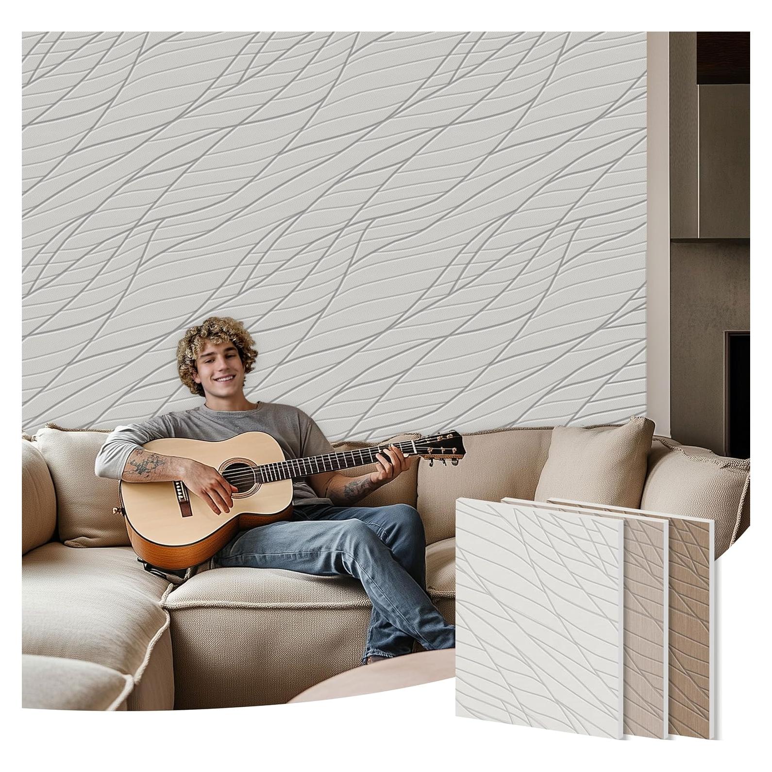 Paneles Acústicos Reverbeon 6 Pack 24x24cm Aislantes Decorativos