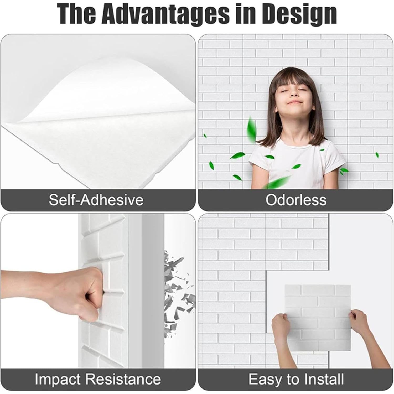 Paquete de 12 Paneles Acústicos Aislantes de Sonido 30.48cm - Negro