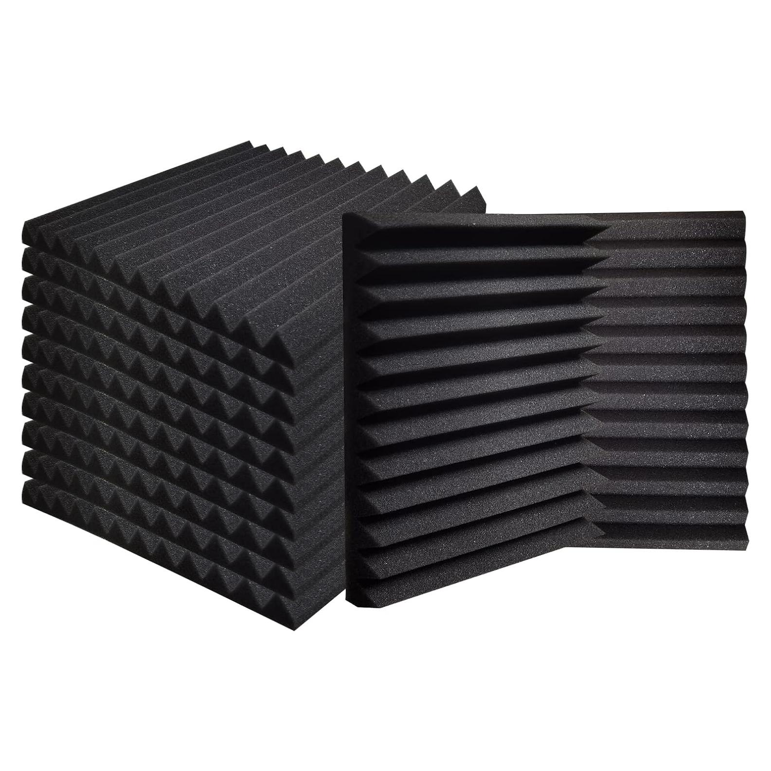 Paneles Acústicos de Espuma Ikaufen 48 Piezas 30x30cm