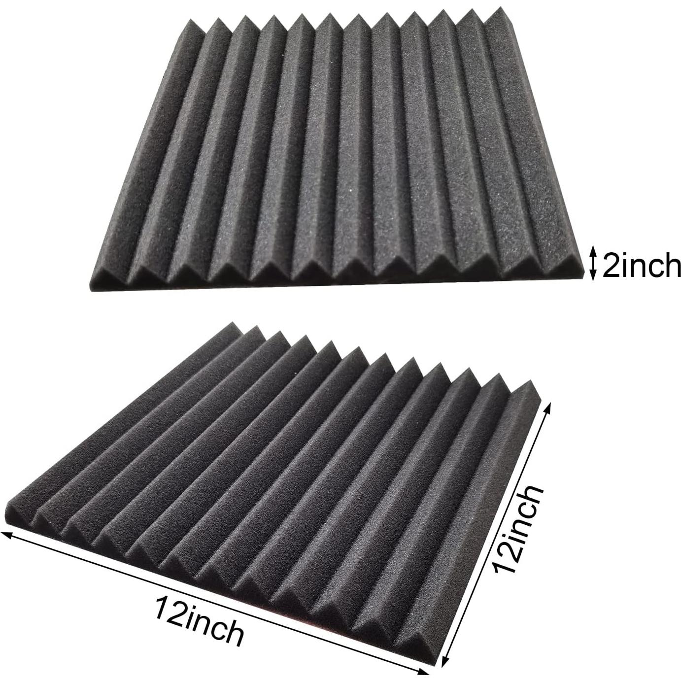 Paneles Acústicos de Espuma Ikaufen 48 Piezas 30x30cm