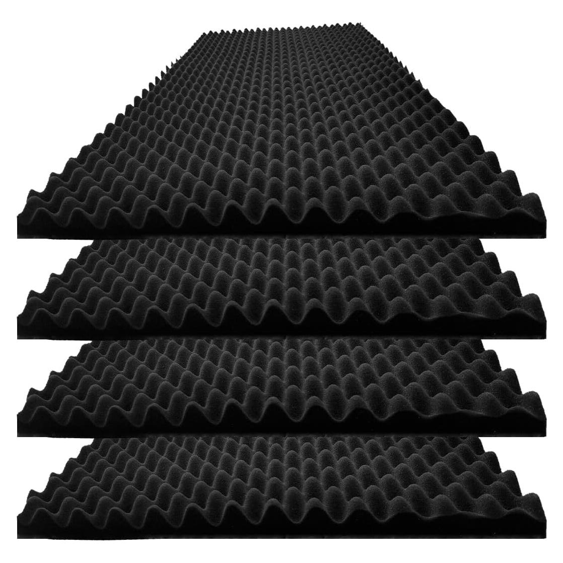 Paneles Acústicos Insonorizantes Yaolabjer 4 Piezas 60.96x121.92cm