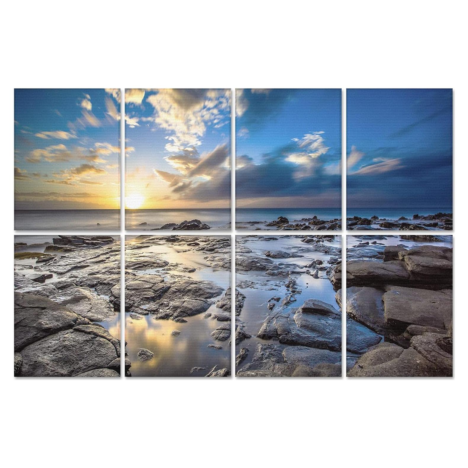 BUBOS 8 Paneles Acústicos Artísticos Autoadhesivos 48x32 cm