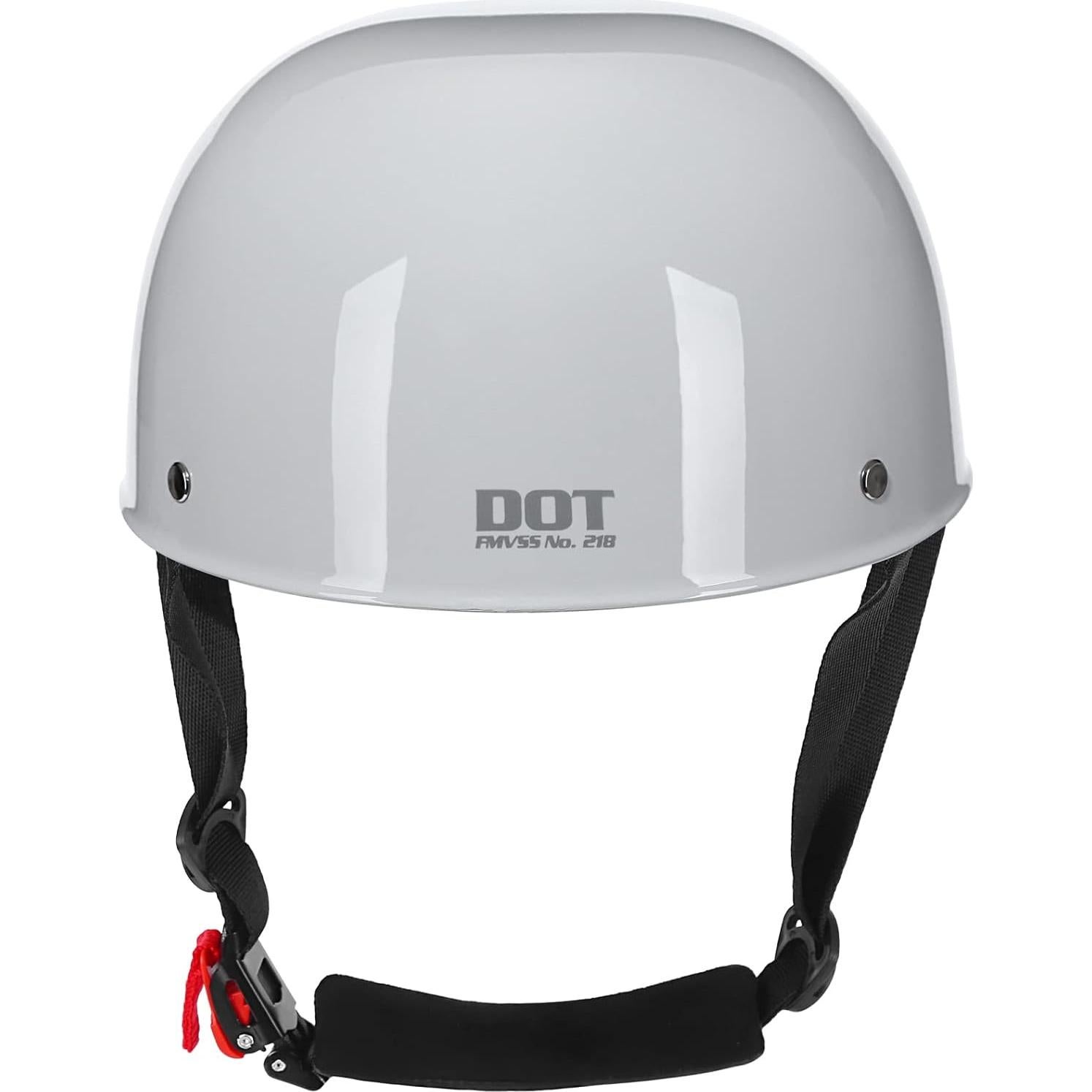 Casco Estilo Béisbol Yesmotor Mediano Fibra de Carbono