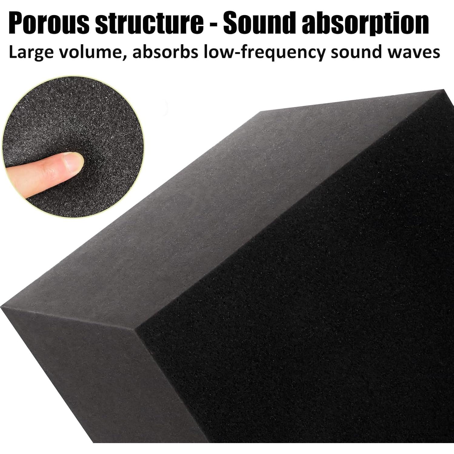 Trampas de Graves Acústicas de Esquina 30x30 cm - Alta Densidad