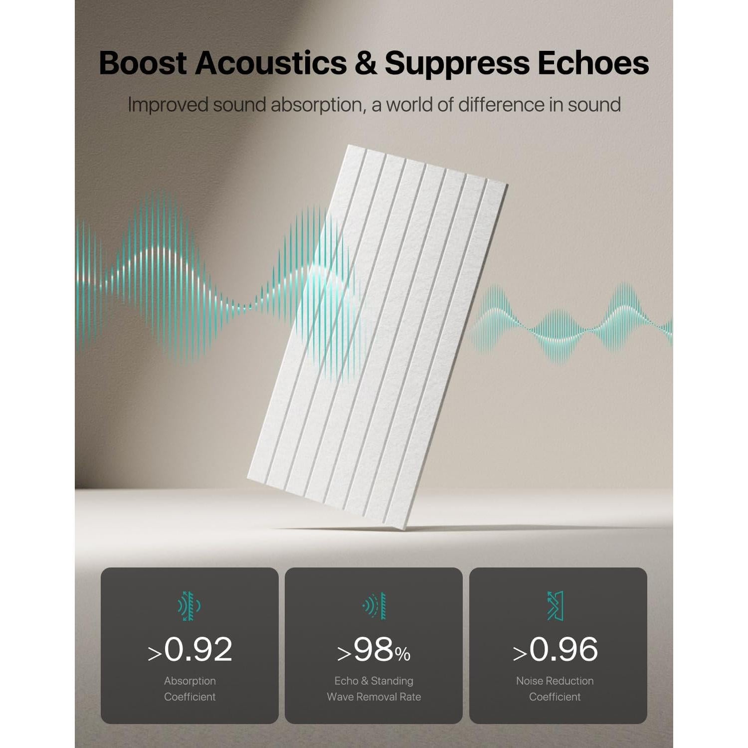 Paneles Aislantes Acústicos Autoadhesivos Soundsbay 3 Pzas 120x60cm