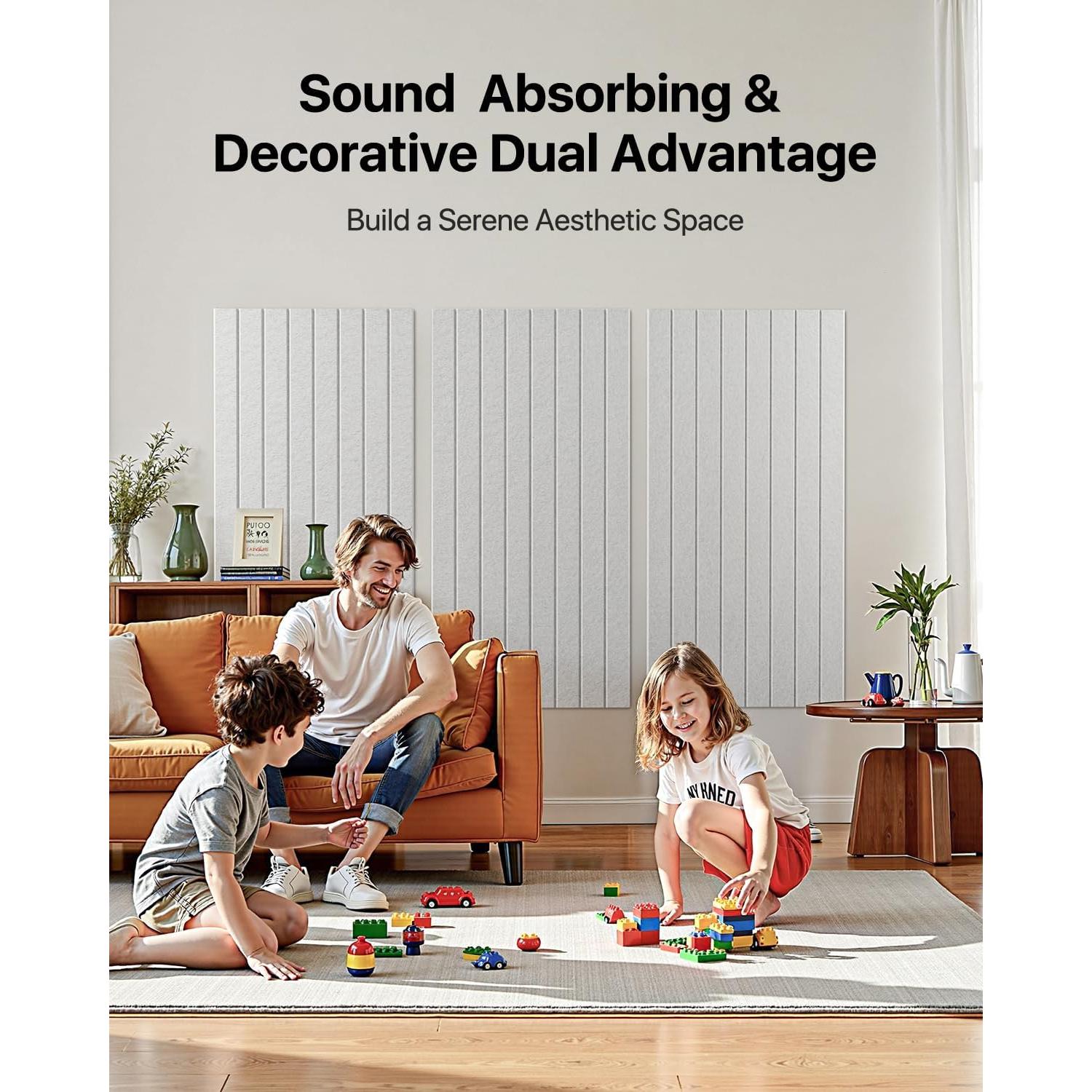 Paneles Aislantes Acústicos Autoadhesivos Soundsbay 3 Pzas 120x60cm