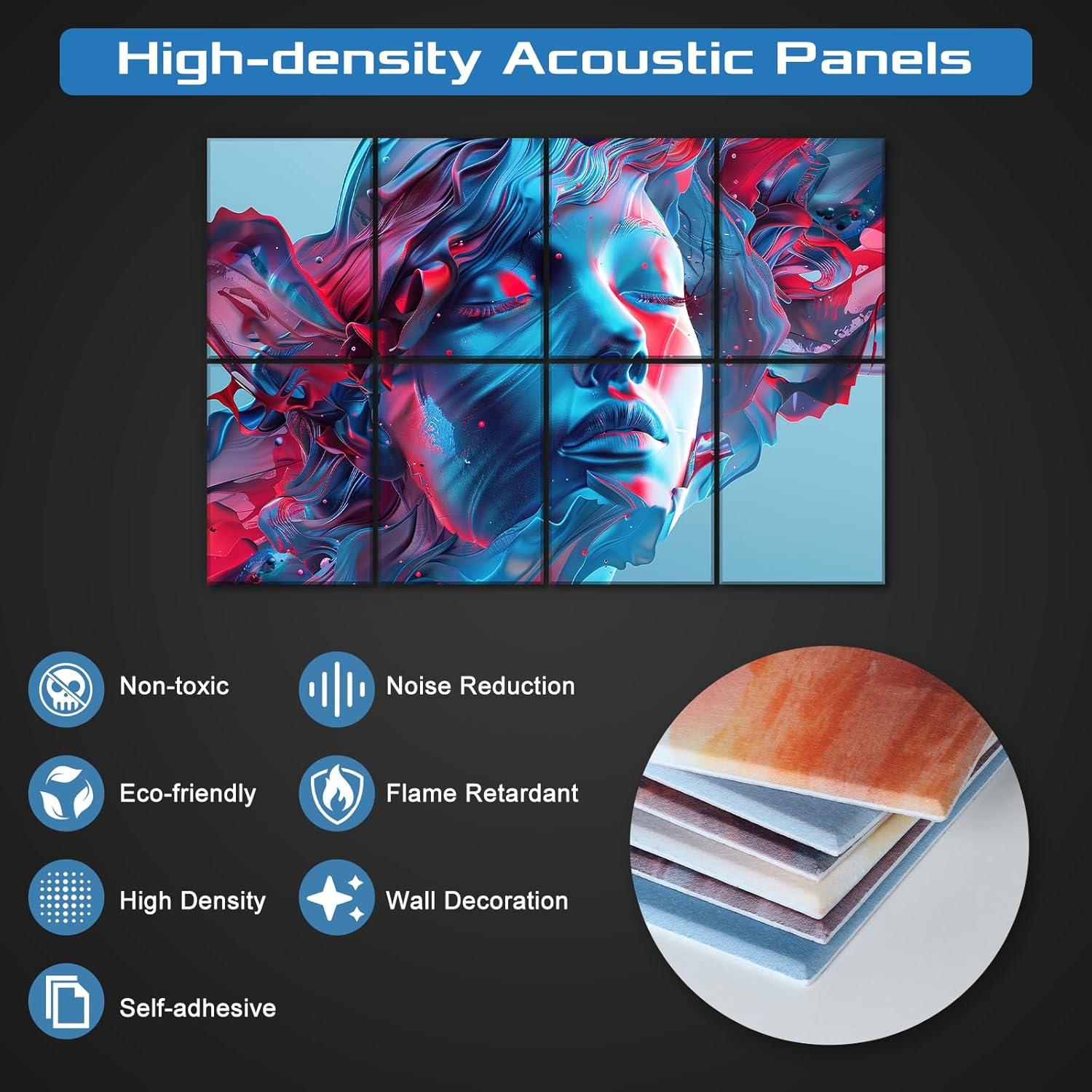 Paneles Acústicos Artísticos BILUOS 121.9x81.3cm Estatuas